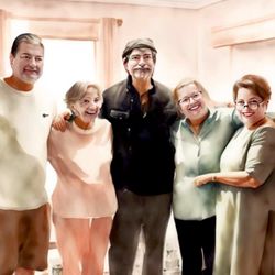 Cielo Vista Senior Living - In mom's room at Cielo Vista with her birthday party guests. Pure joy!