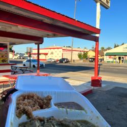 Chowchilla Taco Shop - Chili-verde plate.