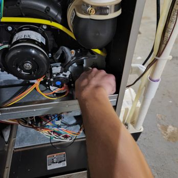 Blake Heating & Cooling - Those wires were not zip tied, was all just in there - Water Heater Installation/Repair Near Me - Spring Arbor, Michigan Blake Heating & Cooling - Those wires were not zip tied, was all just in there - Water Heater Installation/Repair Near Me - Spring Arbor, Michigan