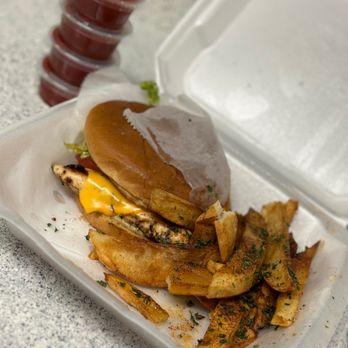 Sparkle’s Hamburger Spot - a burger and french fries - Burgers Near Me - Houston, Texas Sparkle’s Hamburger Spot - a burger and french fries - Burgers Near Me - Houston, Texas