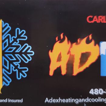 ADEX Heating & Cooling - His business card. - Heating & Air Conditioning/HVAC Near Me - Litchfield Park, Arizona