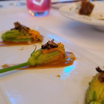 AnQi Bistro - squash bloosoms..3 pieces - Asian Fusion Near Me - Costa Mesa, California