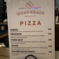Pizza choices
