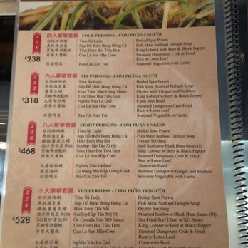 Sinh Sinh - Banquet menu - Chinese Near Me - Houston, Texas Sinh Sinh - Banquet menu - Chinese Near Me - Houston, Texas