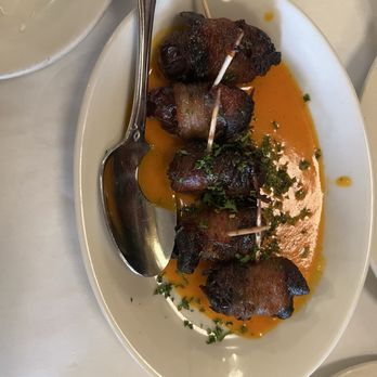 Emilio's Tapas - Prosciutto wrapped dates. - Spanish Near Me - Hillside, Illinois Emilio's Tapas - Prosciutto wrapped dates. - Spanish Near Me - Hillside, Illinois