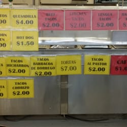 Capitol Taco Stand - The "menu" - simple is good, no?