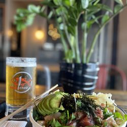 Poke Chop - Medium Bowl Hamachi (Yellow Tail) Tuna & Salmon