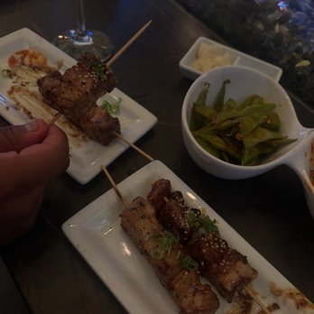 Blue Ocean Robata & Sushi Bar - Pork belly skewers - Asian Fusion Near Me - Carlsbad, California Blue Ocean Robata & Sushi Bar - Pork belly skewers - Asian Fusion Near Me - Carlsbad, California