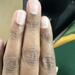 Elite Nails and Spa - This is not a manicure. And they expected us to pay full price for this and tip.