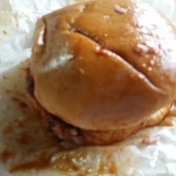 Shirley's Mainline BBQ - BBQ Pork sandwich - Barbeque Near Me - Ragland, Alabama