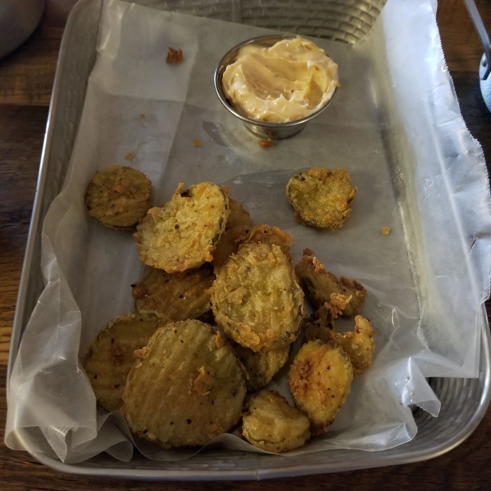 Stagecoach - Fried Pickle chips. -1 chip - American Near Me - Lockport, Illinois