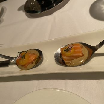 Le Papillon - Amuse Bouche #2 (salmon bite) - French Near Me - San Jose, California