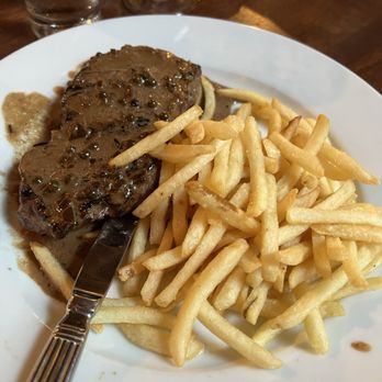 Barbès Restaurant - Steak Au Poivre - French Near Me - Hoboken, New Jersey