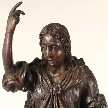 Stam Gallery Appraisers - 17th century Flemish carved figure of Saint John the Baptist - Appraisal Services Near Me - East Rockaway, New York Stam Gallery Appraisers - 17th century Flemish carved figure of Saint John the Baptist - Appraisal Services Near Me - East Rockaway, New York