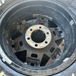 Conrads Tire & Service - Incorrect weight placement