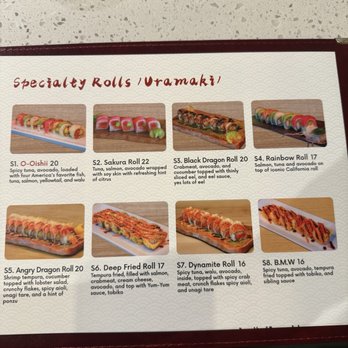 Oishii Sushi - Menu - Japanese Near Me - Lake Elmo, Minnesota