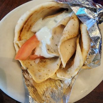 John the Greek - Chicken gyro pita - Mediterranean Near Me - San Antonio, Texas
