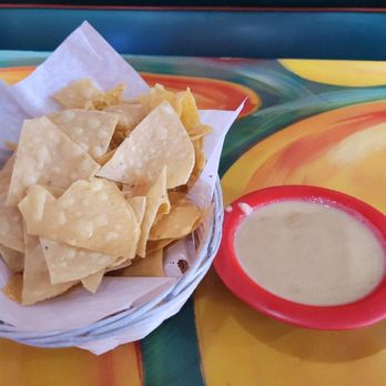 Salsa & Beer - Chips & cheese dip.  Great. - Mexican Near Me - Van Nuys, California