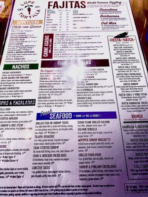 Menu photo 8 Lupe Tortilla Mexican Restaurant Round Rock, TX