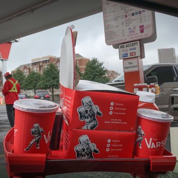 The Varsity - Food hangs out in your window - Burgers Near Me - Atlanta, Georgia