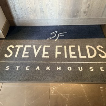 Steve Fields - Mat with Logo and Name - Steakhouses Near Me - Plano, Texas Steve Fields - Mat with Logo and Name - Steakhouses Near Me - Plano, Texas