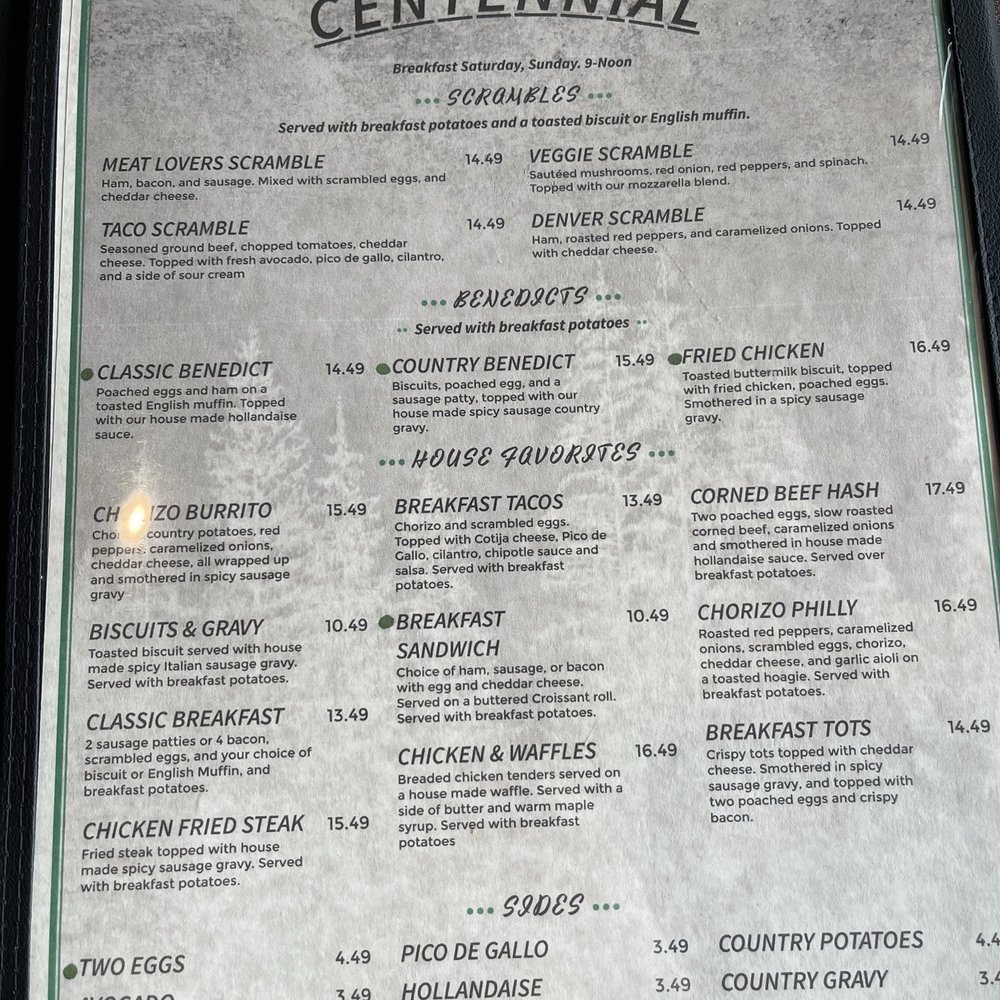 Centennial Bar and Grill - Menu - Bars Near Me - Arlington, Washington Centennial Bar and Grill - Menu - Bars Near Me - Arlington, Washington