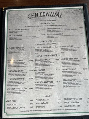 Menu photo 2 Centennial Bar and Grill Arlington, WA Menu photo 2 Centennial Bar and Grill Arlington, WA