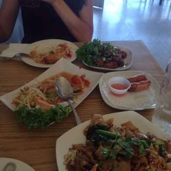 Krua Thai - Pad See Ew with chicken, Papaya Salad. Spicy Wings, Egg Rolls. - Thai Near Me - Chula Vista, California