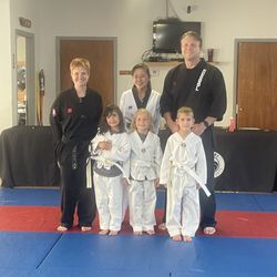 Leveling up ceremony. This kiddos were very proud of themselves.