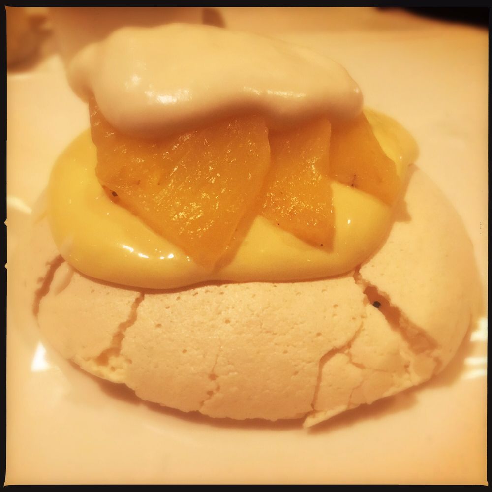 Dawson's - Coconut pineapple pavlova with passionfruit curd - Steakhouses Near Me - Sacramento, California