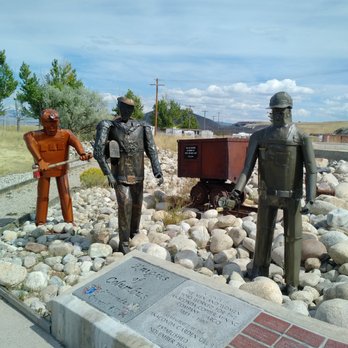 Anaconda Smoke Stack State Park - Metal statues stand in silence. - Landmarks & Historical Buildings Near Me - Anaconda, Montana