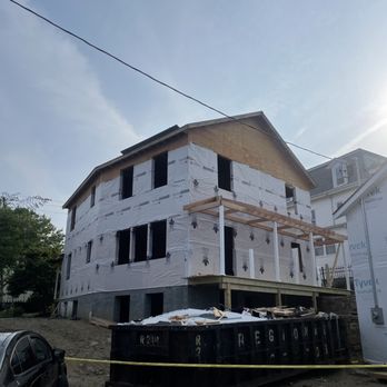 MAG Home Improvement - Sliding going up and house is looking great... - Handyman Near Me