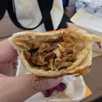 EEEEEATSCON - Cross section of the chicken schwarma - Food Near Me EEEEEATSCON - Cross section of the chicken schwarma - Food Near Me