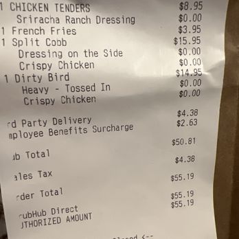 MIXT - Four items- the chicken tenders didn't make it. - Salad Near Me - San Francisco, California MIXT - Four items- the chicken tenders didn't make it. - Salad Near Me - San Francisco, California