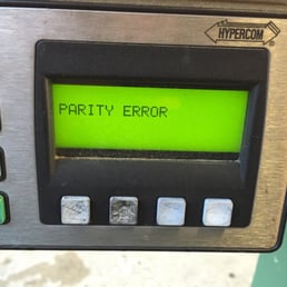Tried to pay for my meal, credit card swipe doesn't work. Tried to pay for my meal, credit card swipe doesn't work.