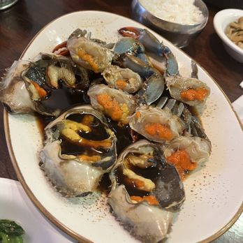 Myung San - Raw marinated crab-soy sauce - Korean Near Me - Flushing, New York
