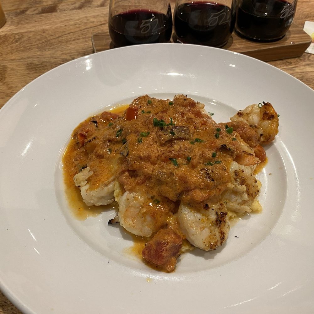Seasons 52 - Wood-Grilled Shrimp And Grits - New American Near Me - Mclean, Virginia Seasons 52 - Wood-Grilled Shrimp And Grits - New American Near Me - Mclean, Virginia