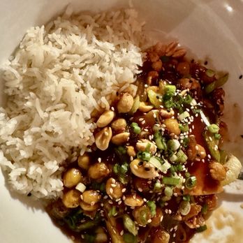 The Blue Rock - Spicy Szechwan Tofu with chickpeas and rice - New American Near Me - Shelburne Falls, Massachusetts The Blue Rock - Spicy Szechwan Tofu with chickpeas and rice - New American Near Me - Shelburne Falls, Massachusetts