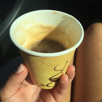 Beans & Brews Coffee House - Half full Dixie cup. SMH - Coffee & Tea Near Me - Riverton, Utah