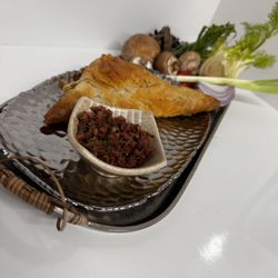 Dara's Mediterranean - Mushroom hand pie