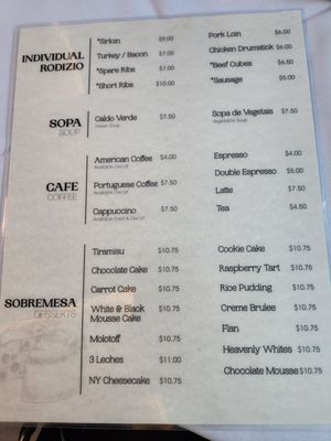 Menu photo 2 Churrasqueira Bairrada Restaurant Mineola, NY Menu photo 2 Churrasqueira Bairrada Restaurant Mineola, NY