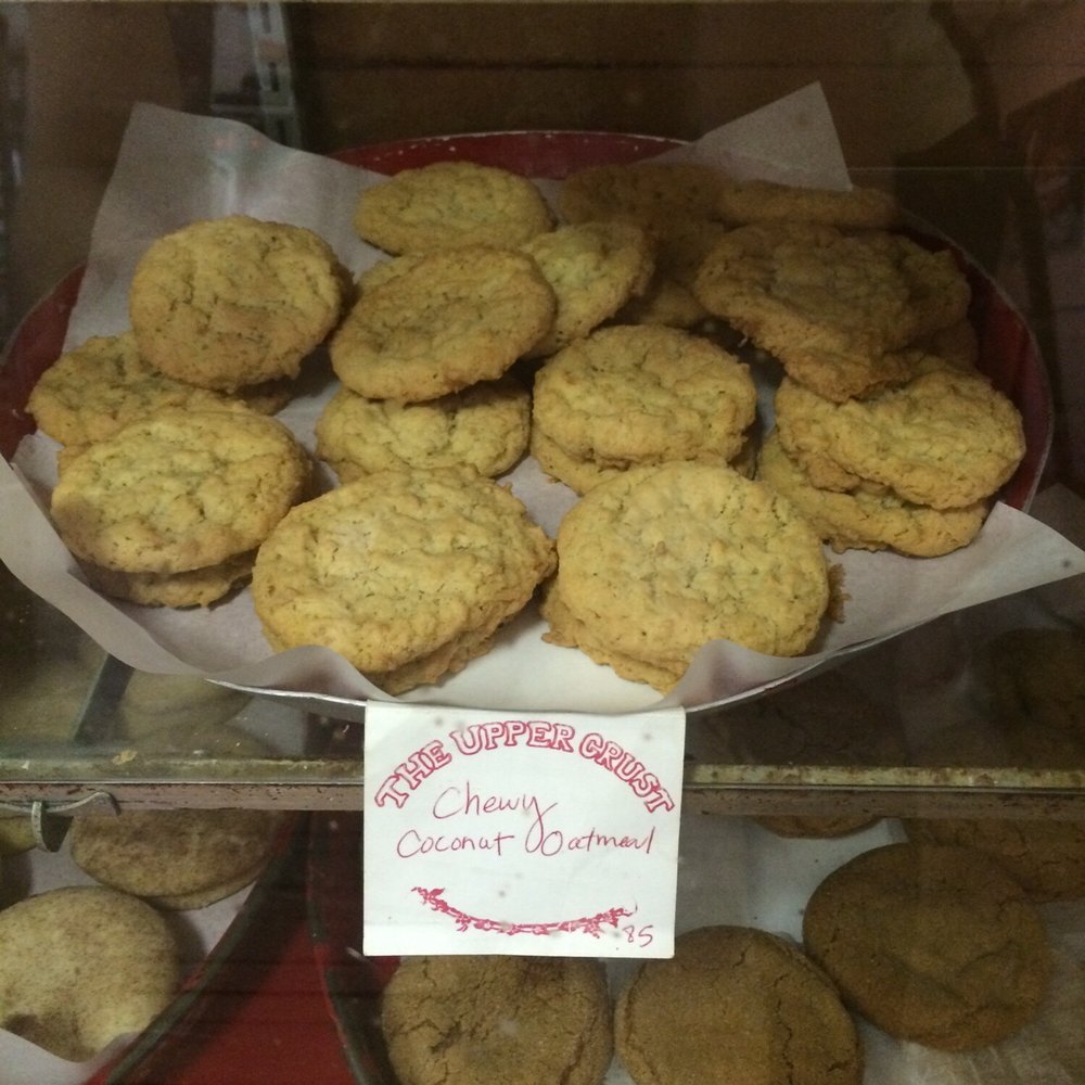 The Upper Crust - Chewy coconut oatmeal cookies - Bakeries Near Me - Middleburg, Virginia The Upper Crust - Chewy coconut oatmeal cookies - Bakeries Near Me - Middleburg, Virginia