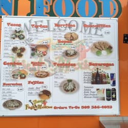 Tacos Fiesta Mexicana Taco Truck - Great menu