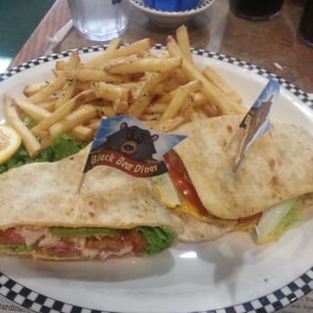 Black Bear Diner Manteca - $9.99 Crispy Chicken Flatbread sandwich with Garlic Fries - Diners Near Me - Manteca, California Black Bear Diner Manteca - $9.99 Crispy Chicken Flatbread sandwich with Garlic Fries - Diners Near Me - Manteca, California