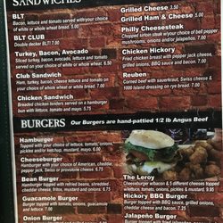 The Wolf at Tenkiller - Menu