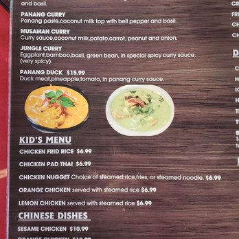 Thai Hot - Menu - Thai Near Me - San Antonio, Texas