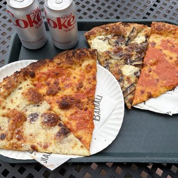 Pizzeria Badiali - Cacio e pepe, vodka, and mushroom slices - Pizza Near Me - Toronto, Ontario Pizzeria Badiali - Cacio e pepe, vodka, and mushroom slices - Pizza Near Me - Toronto, Ontario