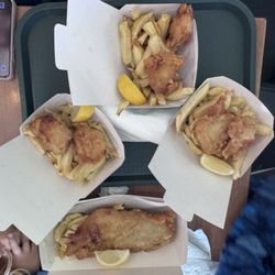 Leo Burdock Fish & Chips - July 2025.  My favorite chipper.  Get salt and vinegar on side.
