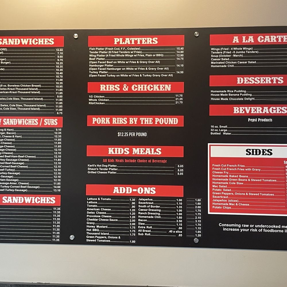Chaps Pit Beef - Menu - Barbeque Near Me - Baltimore, Maryland