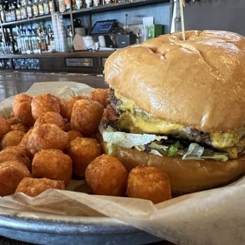 Thorn Hill Tap House - Double burger & Sweet Potato Tots - Burgers Near Me - Wexford, Pennsylvania